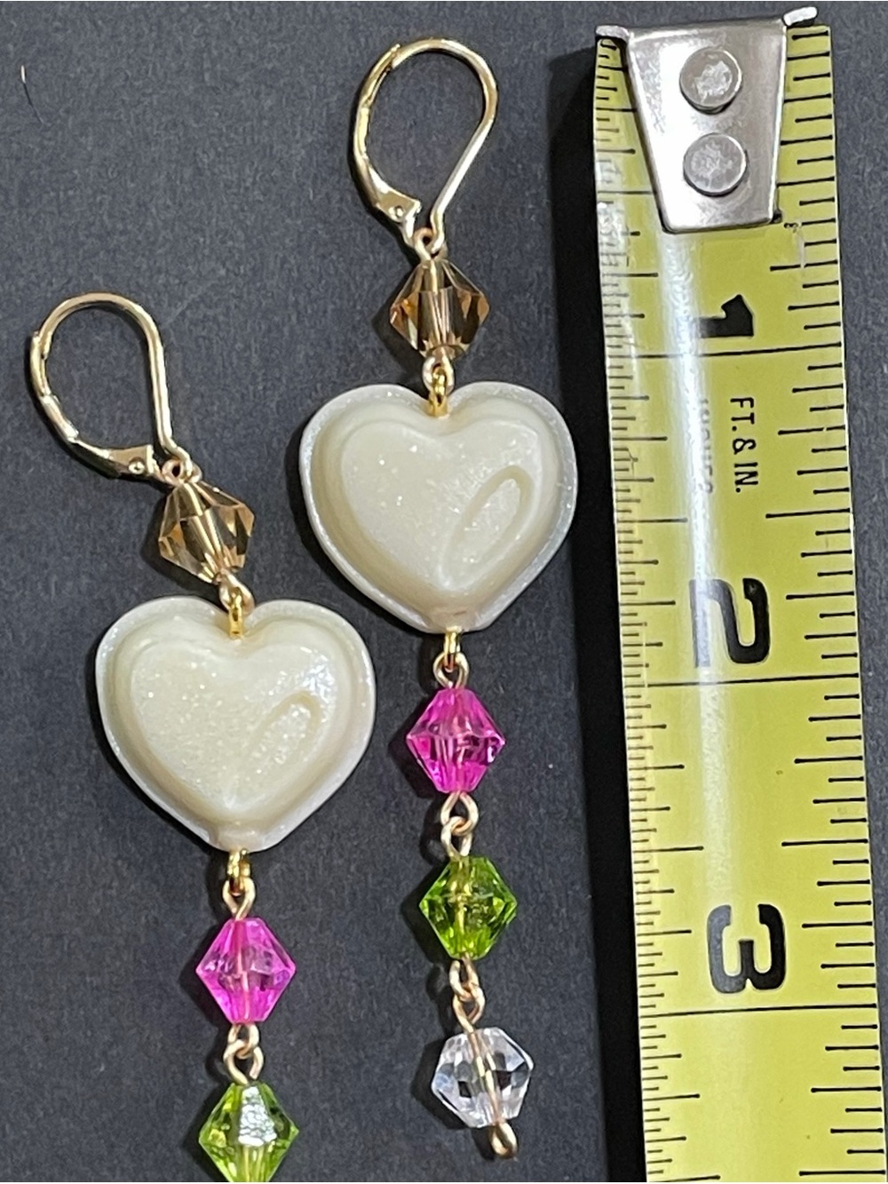 Twisted Wonderland Ace Trappola Inspired Groovy Candy Earrings (Gala Couture) - Picture 3 of 6